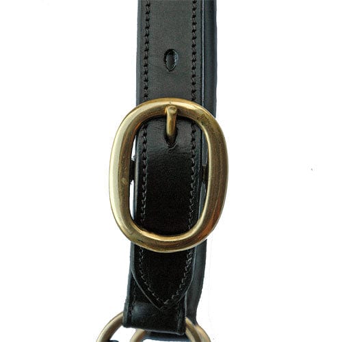 Go Horse Burland Black Leather Premium Halter