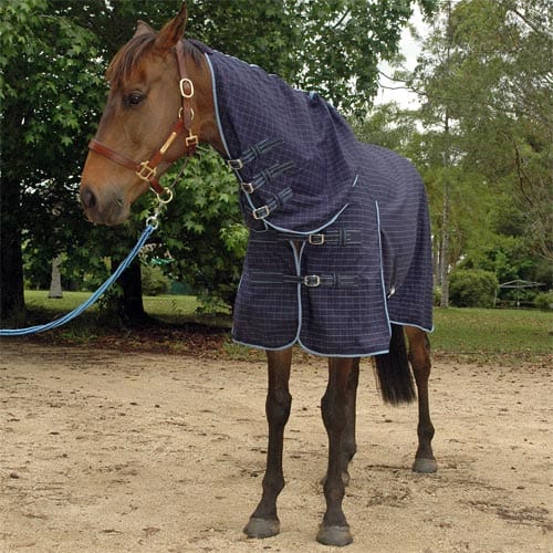 Go Horse Coolah Navy Polycotton Combo Horse Rug
