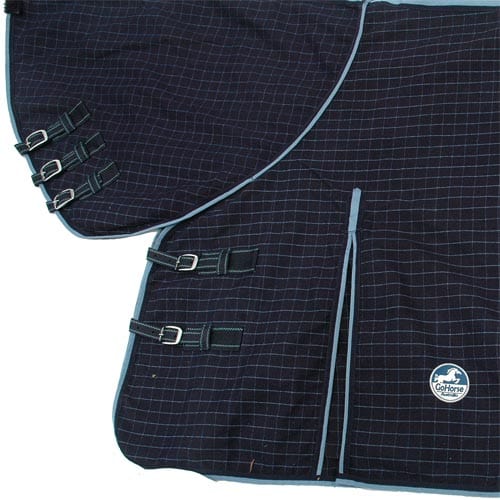 Go Horse Coolah Navy Polycotton Combo Horse Rug