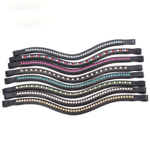 Go Horse Swarovski Crystal Wave Brow Bands